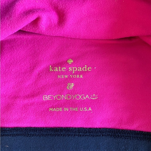 Kate Spade X Beyond Yoga Banded Bra in Deep Carnation Women’s Small - Picture 4 of 7